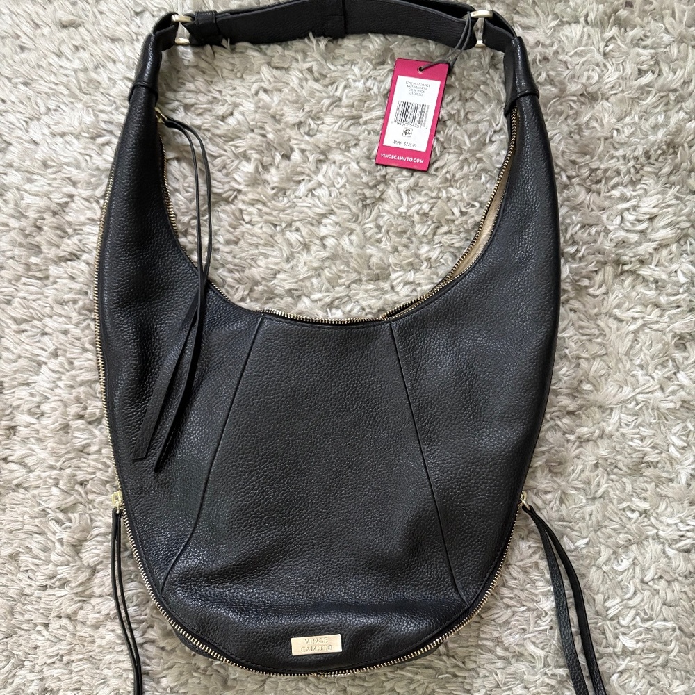 Vince Camuto leather hobo bag